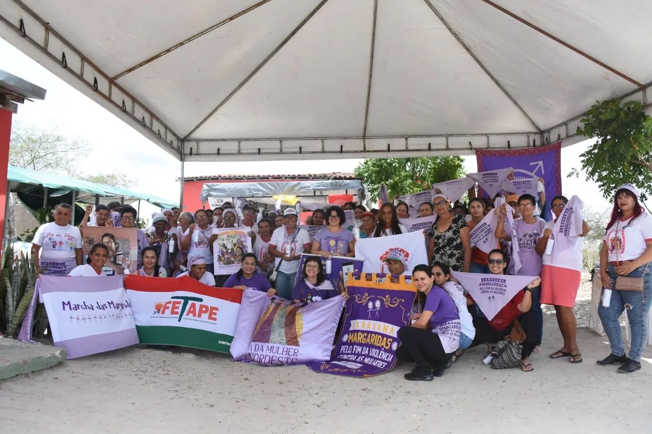 Caravana Margaridas pelo Fim da Violência contra as Mulheres reúne mais de 400 mulheres do Sertão e do Agreste pernambucano em março