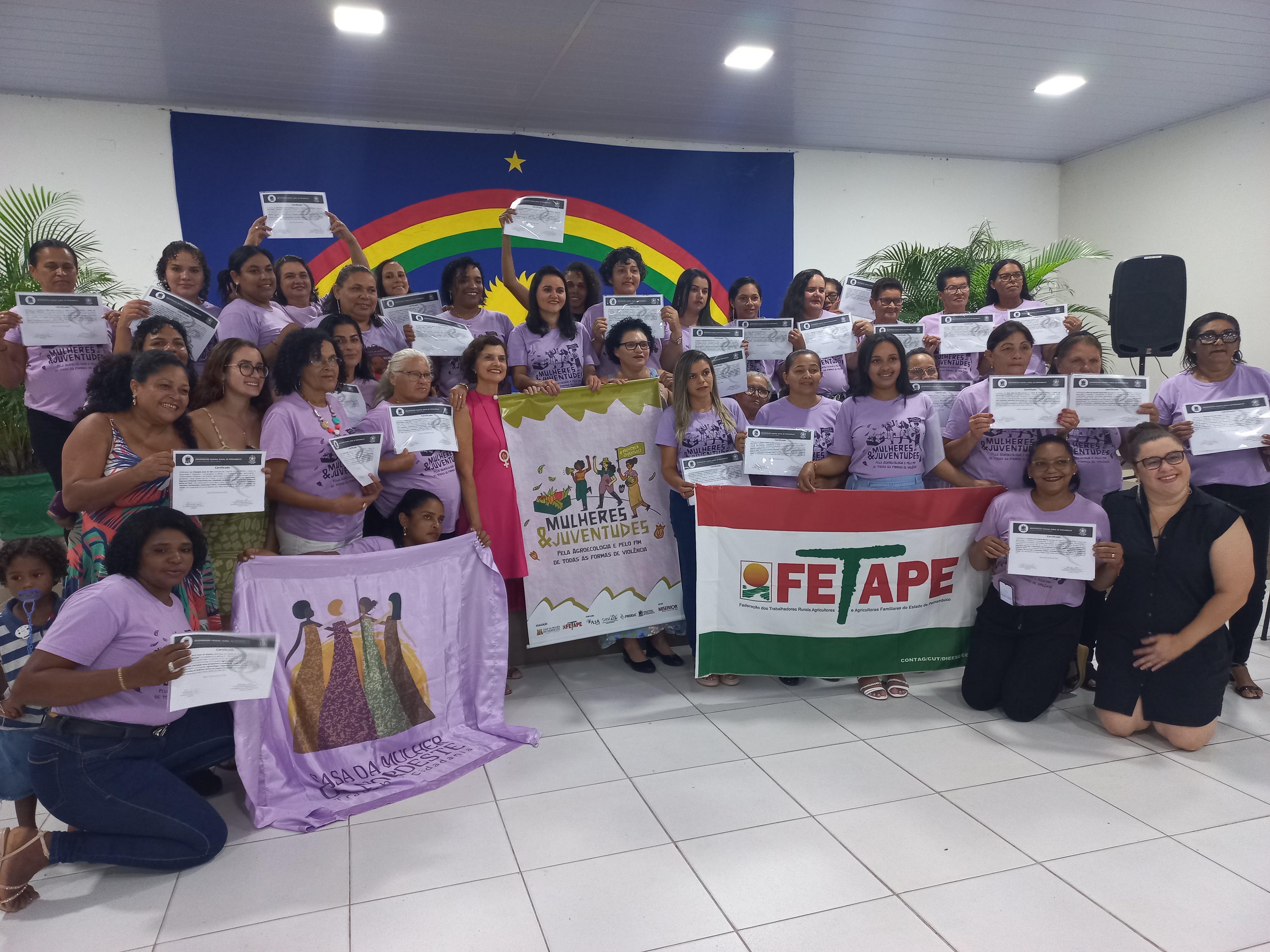 CMN e Fetape encerram projeto de Mulheres e Juventudes com um grande encontro no município de Carpina